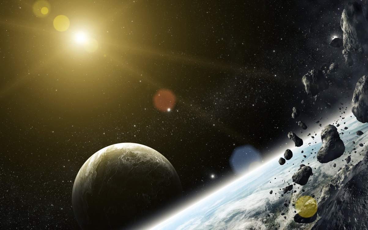 Earth meteorite star space stone