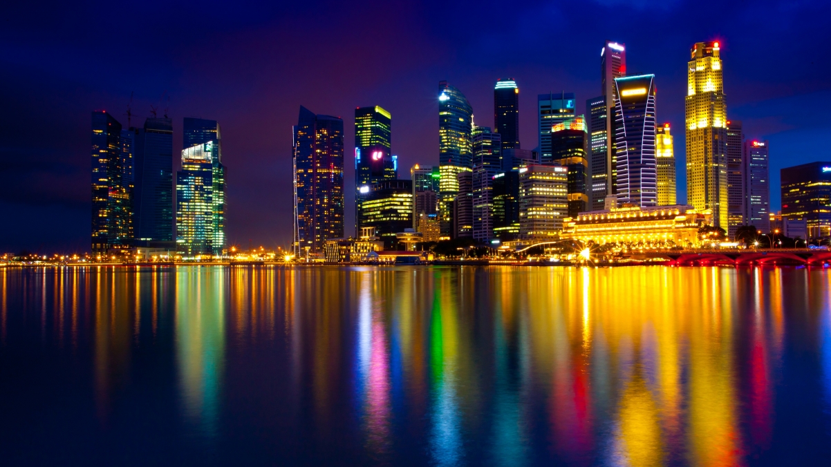 Marina Bay Singapore 4K Scenery HD