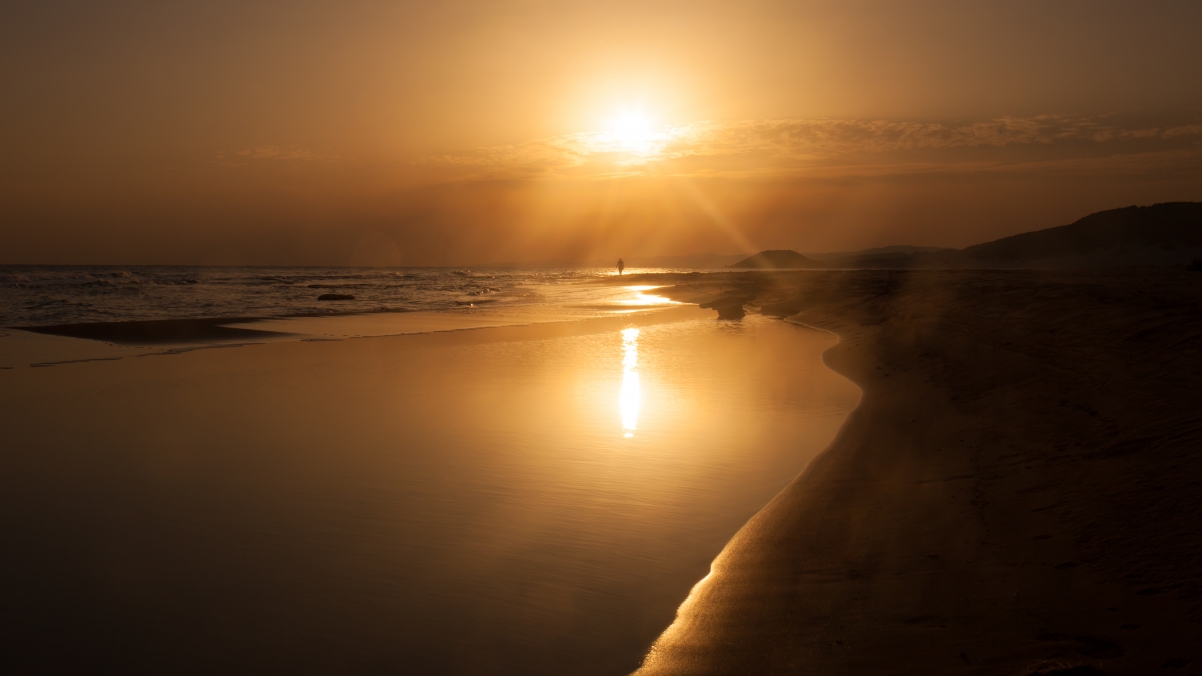 Northern Cyprus golden beach 4k wall