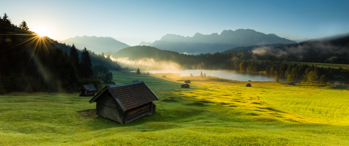 Bavarian Alps Lake