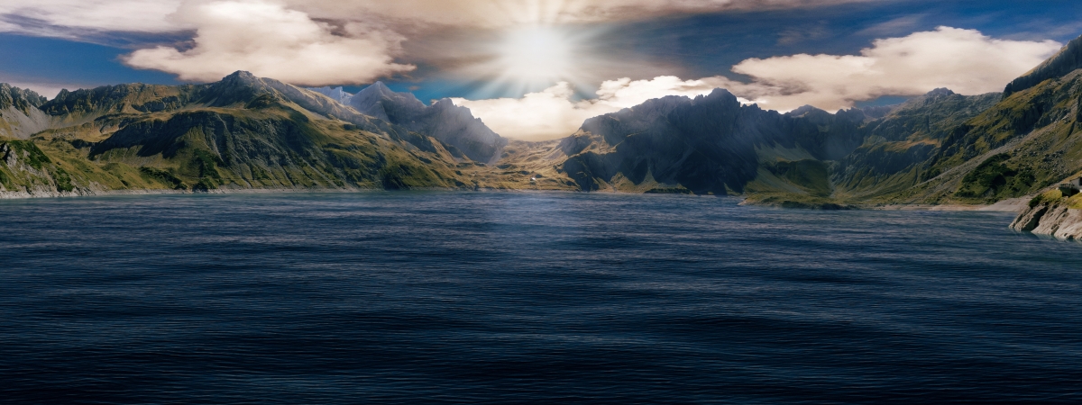 Austria-Vorarlberg-Lake-Mountain