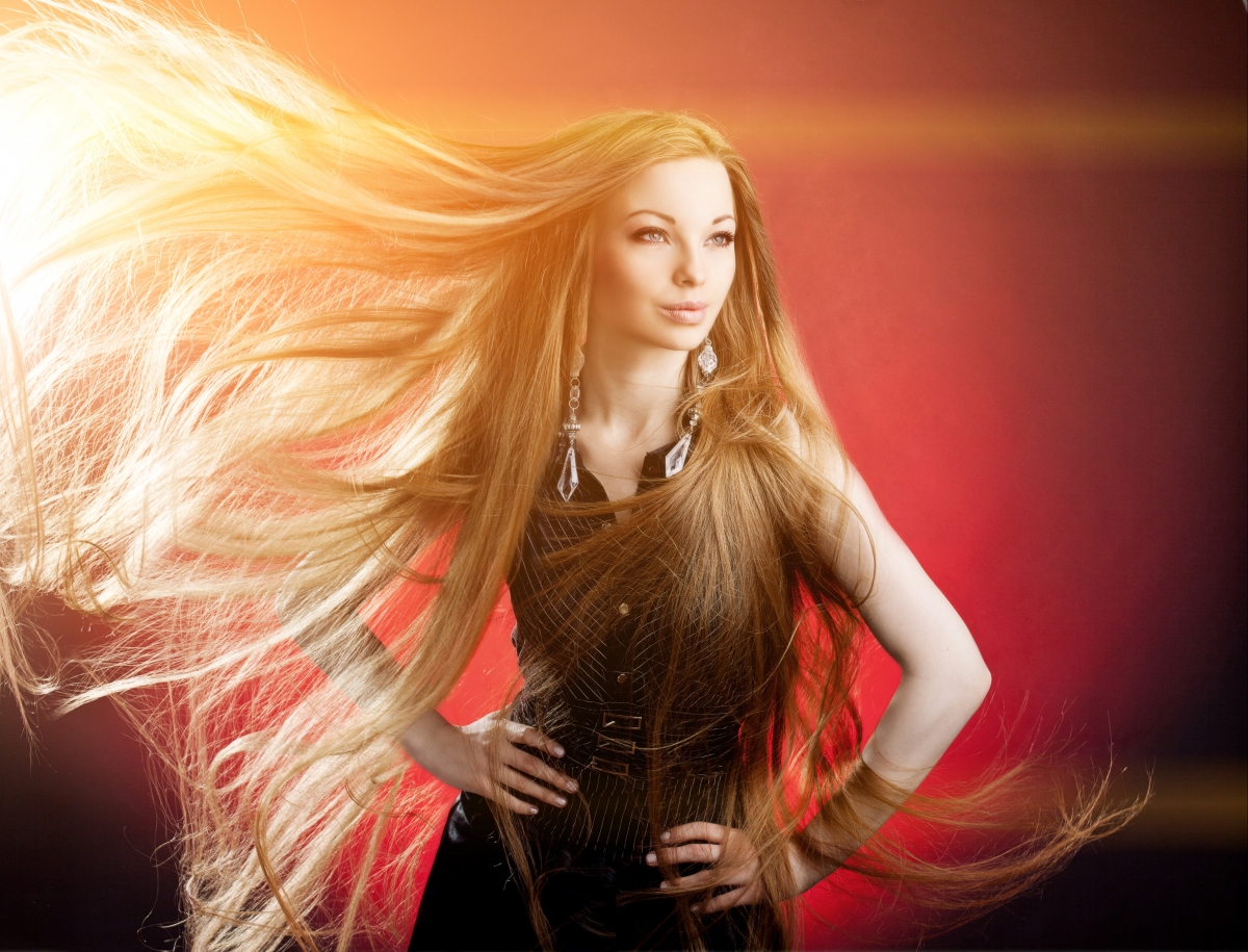 Long hair fashion foreign beauty 4k pictures