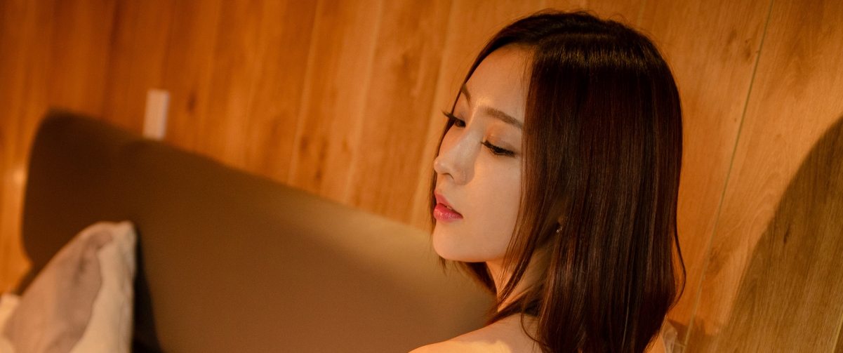 Wenwen side face beautiful beauty 3440x