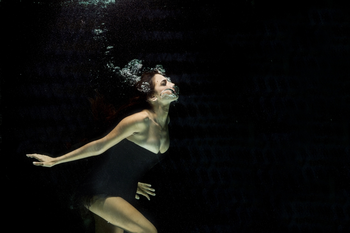 Underwater beauty photography beautiful art illustration
