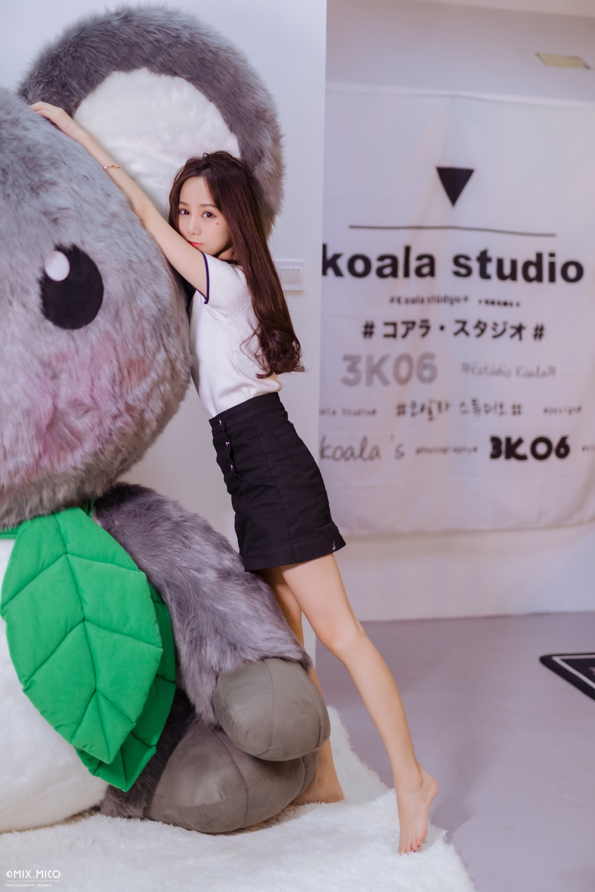 Japanese cute long-haired slender beauty 4K