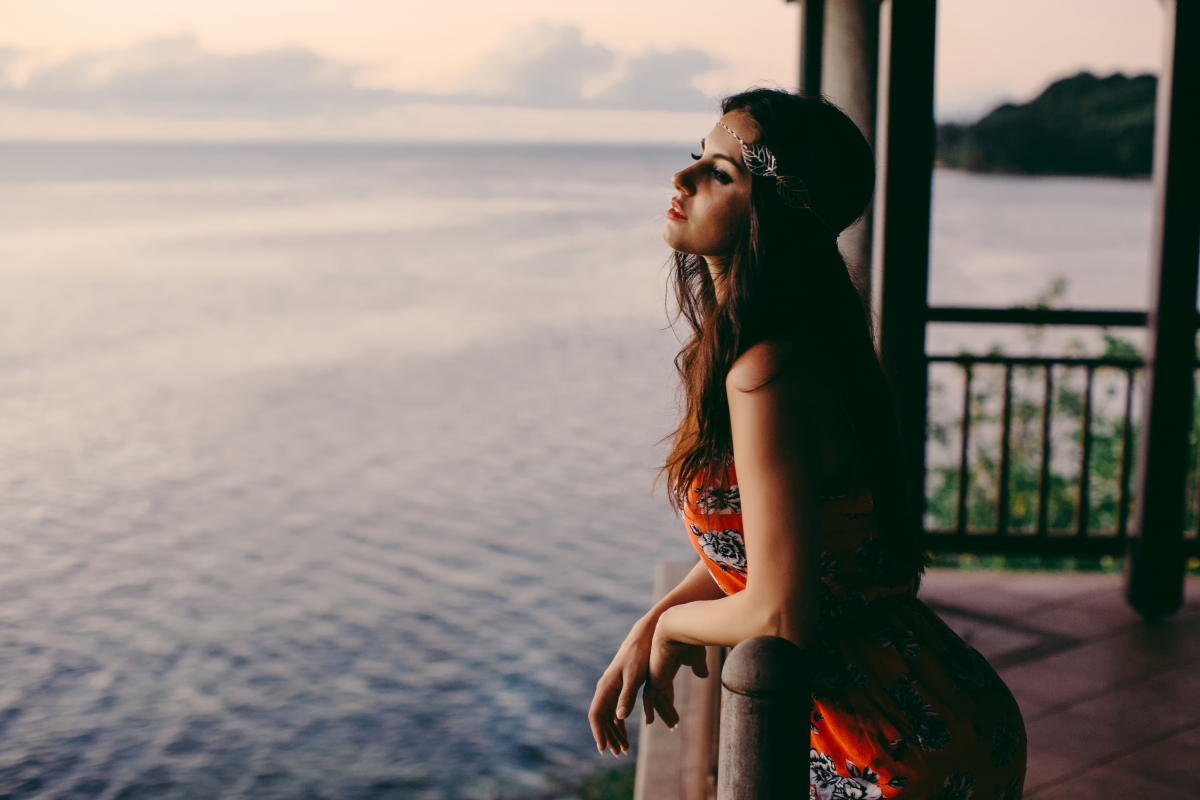 Beautiful sunset at the seaside 4k picture