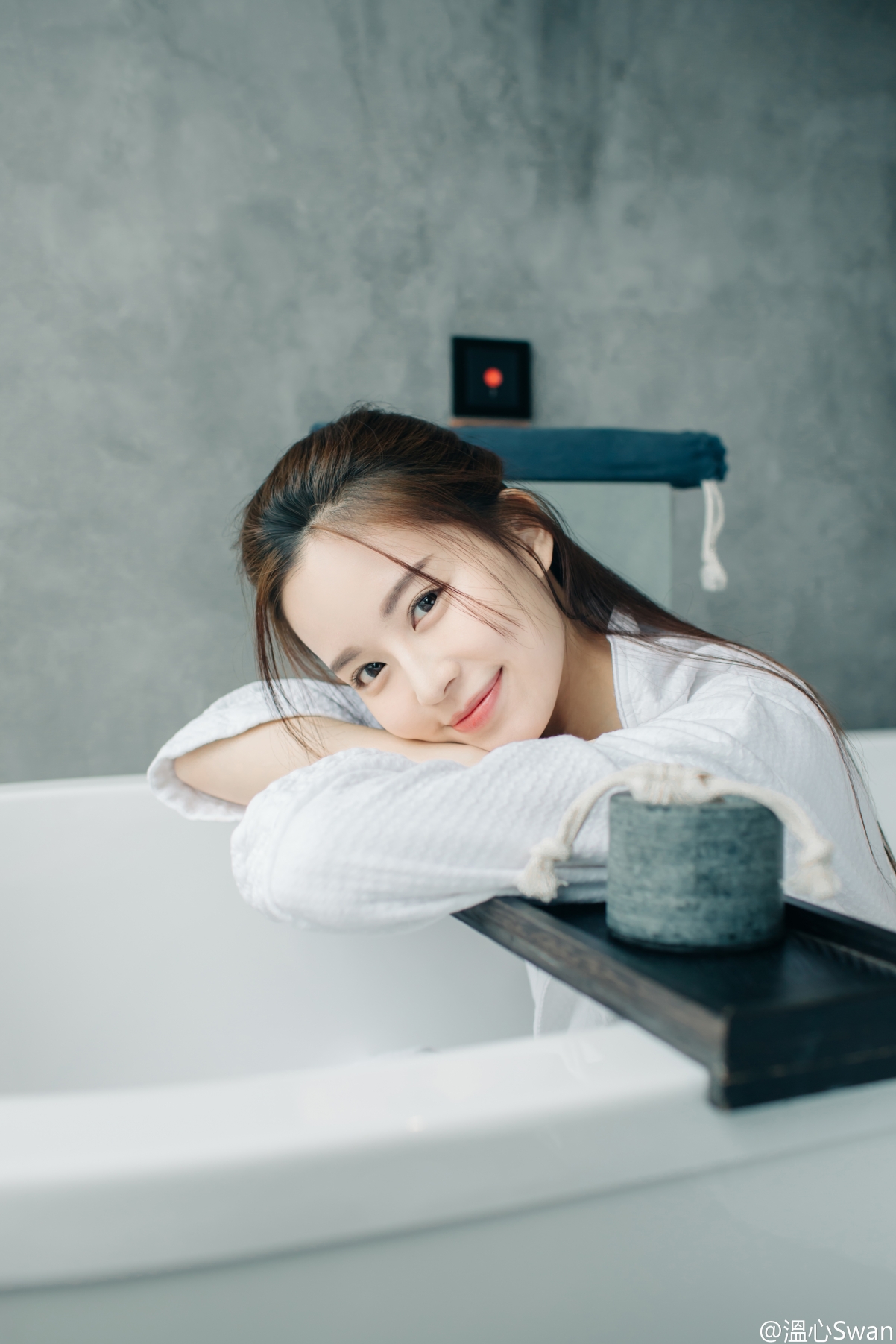 Pure beauty Wenxin swan 4K wall