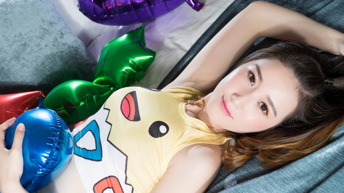Pikachu clothes cute beauty Yang Nuan