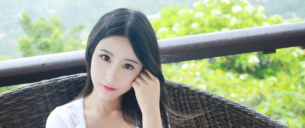 Goddess Xie Zhixin with fish screen wallpaper #34