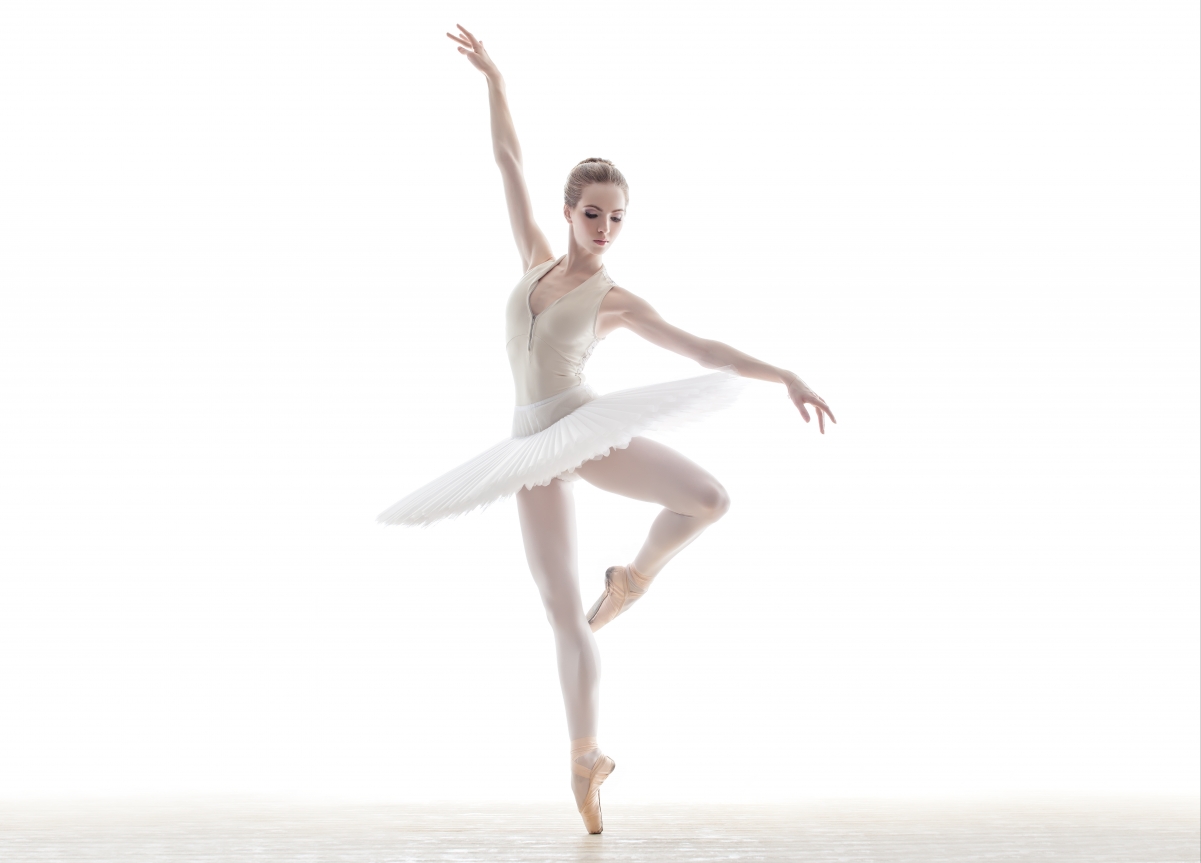 Girl ballerina dance 7K