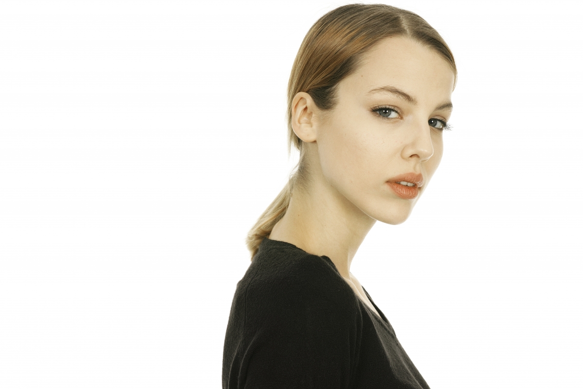 Beautiful fashion photo of young model