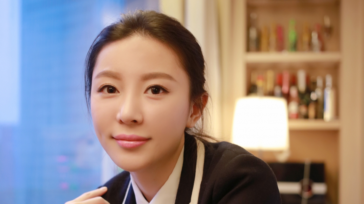 Mu Yuqian student uniform beauty 4K wall