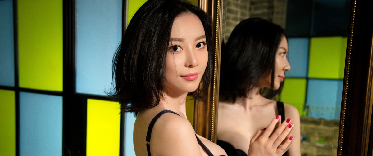 Mu Yuqian Short Hair Beauty 3440x14