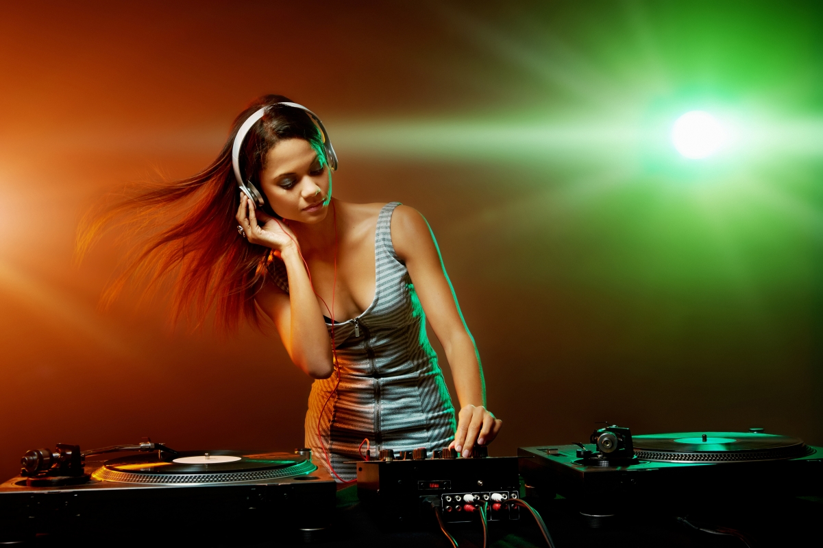 Club Music Girl 4K Beauty