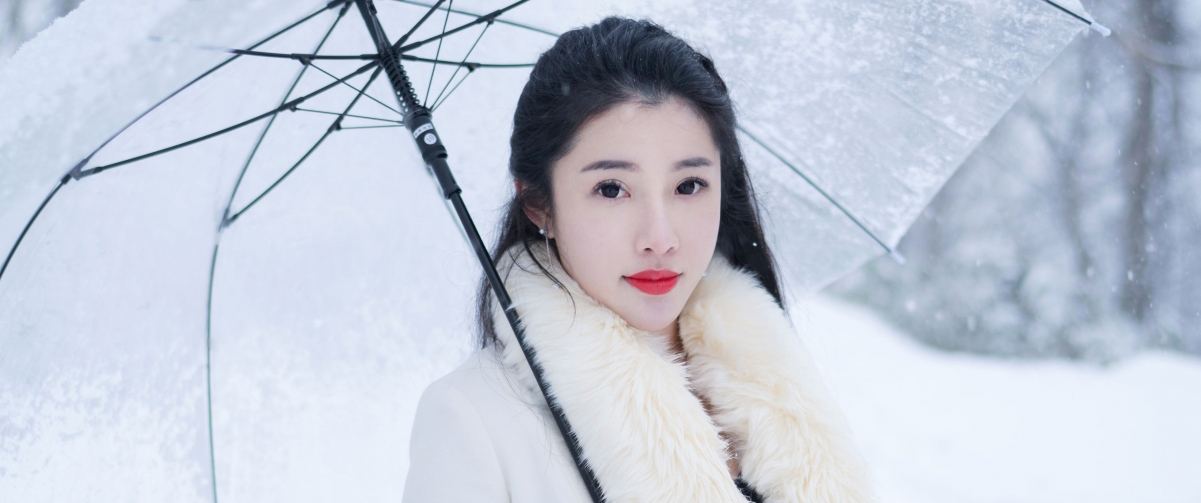 White Snow Beauty Chen Jiajia 3440