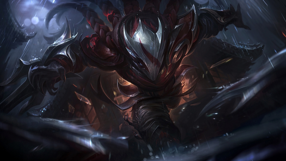 League of Legends game original painting 3840x2