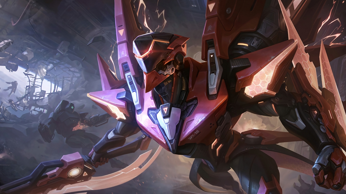 King of Glory Crimson Sky Armor 4k Tour