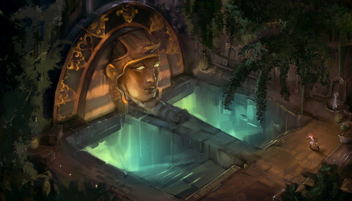 Temples, statues, idols, 4K original painting tour