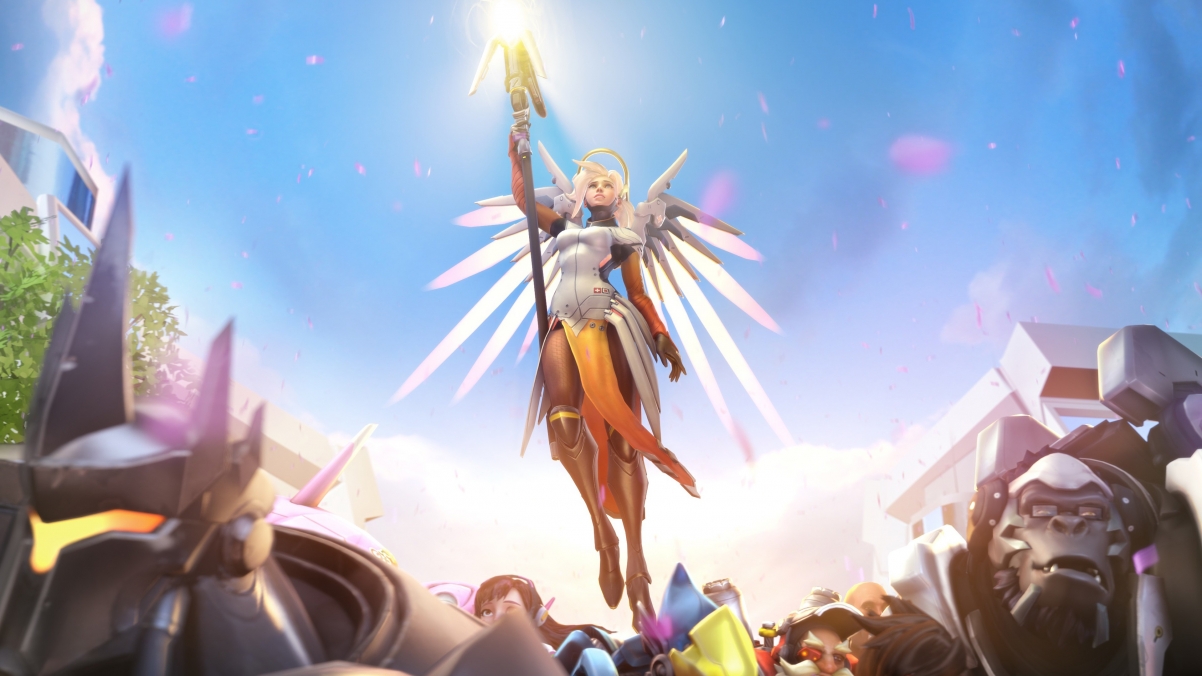 Overwatch Game Angel 4K Wallpaper
