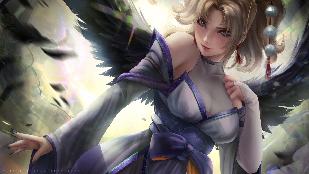 Overwatch Angel Beauty 4k Wallpaper