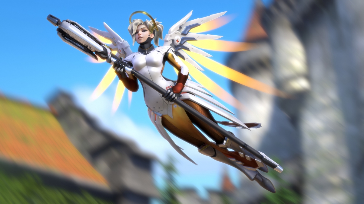 Overwatch Angel 4K Wallpaper