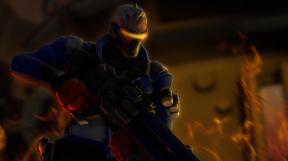 Overwatch soldier assault 4k wallpaper