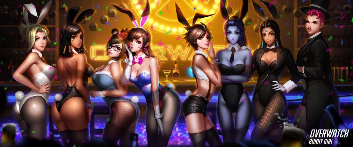Overwatch Heroine Bunny Girl 34
