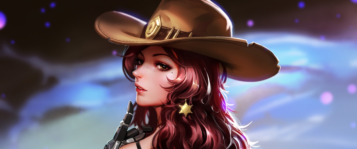 Overwatch female version of McRae 3440