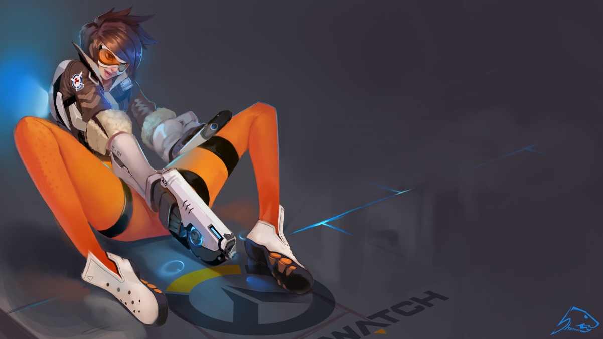 Overwatch Tracer 4K Desktop Wallpaper