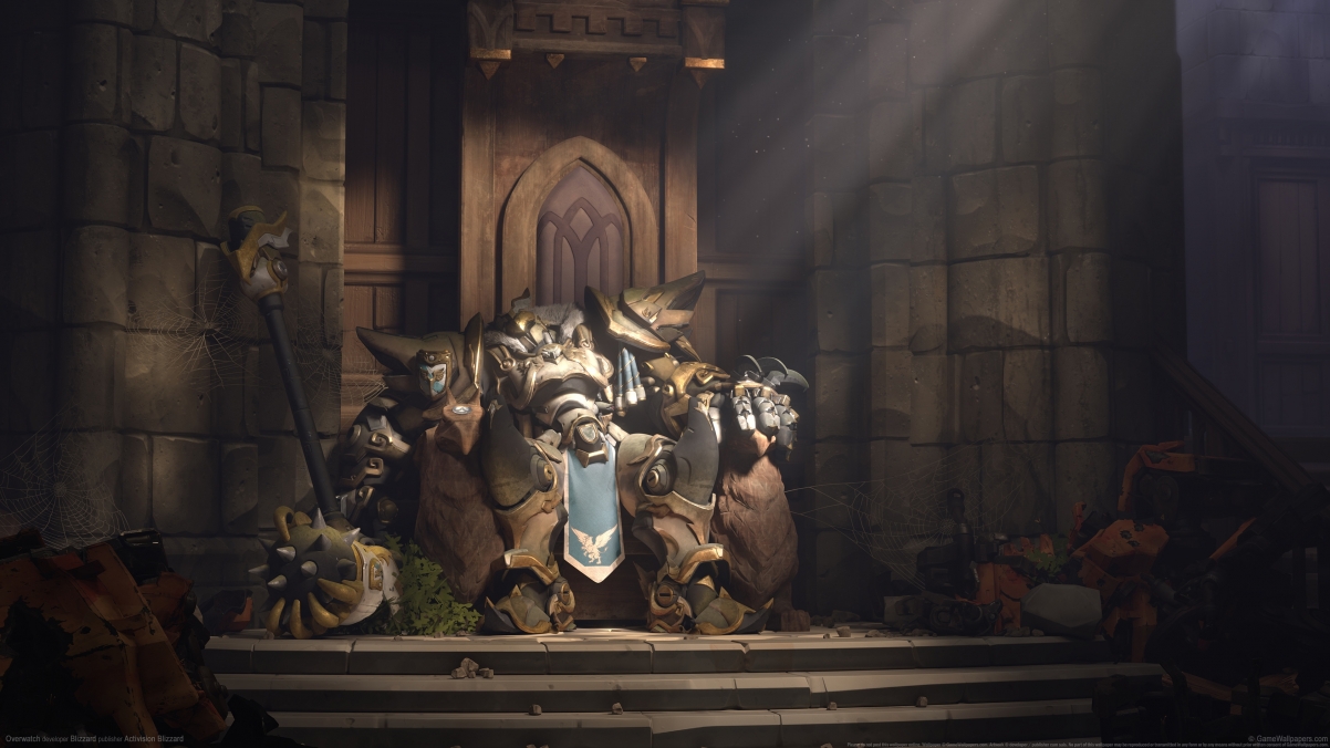 Overwatch character scene 4K wallpaper