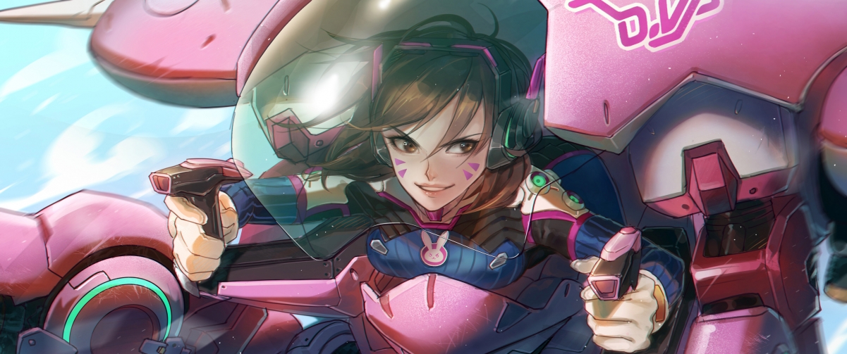 Overwatch DVA Hero 3440x14