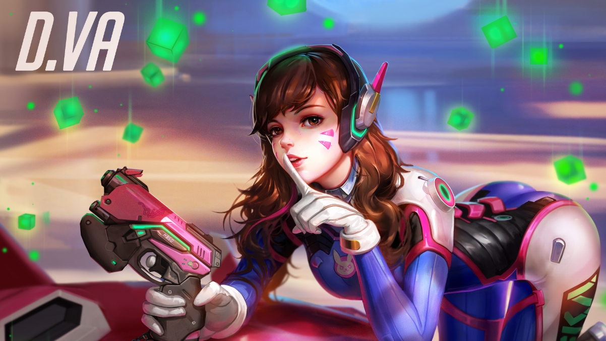 Overwatch dva HD 4k computer wall