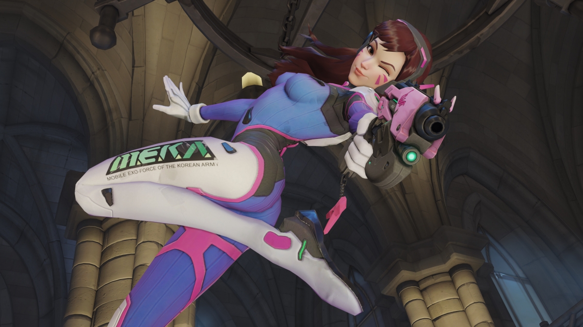 Overwatch dva 4K wallpaper 3840