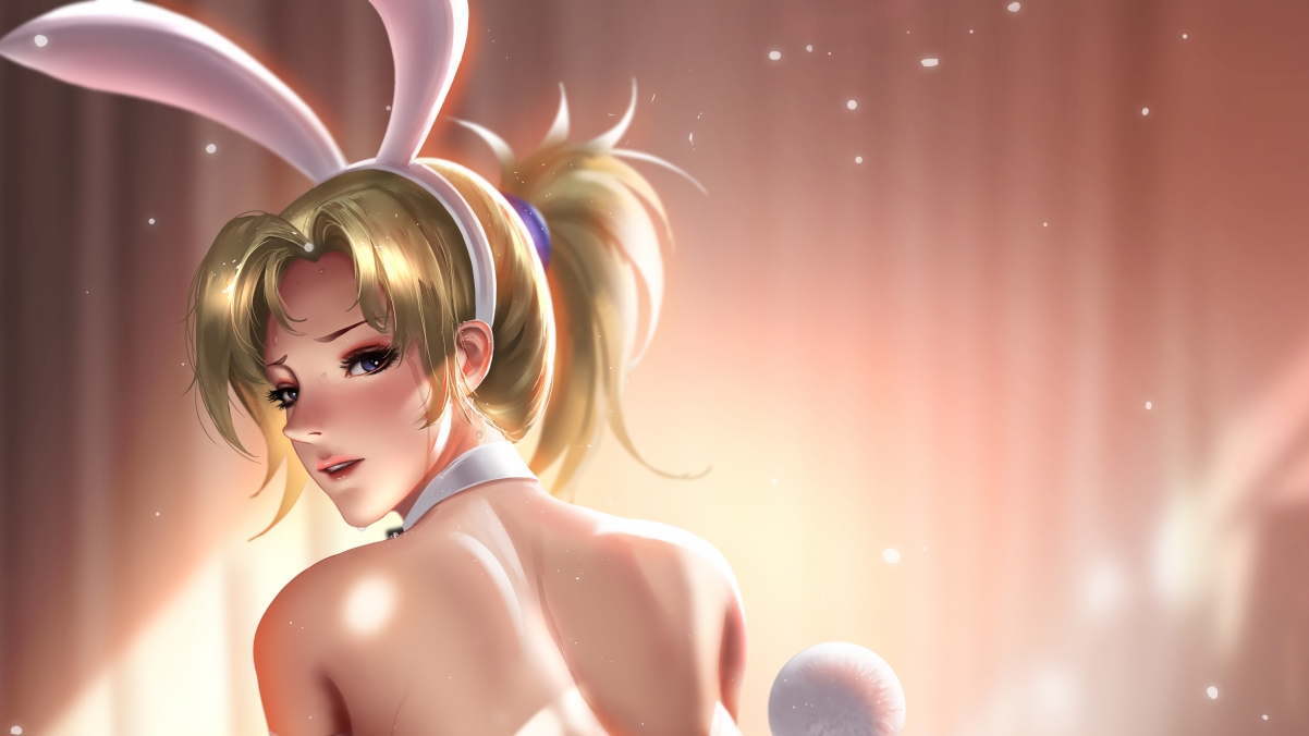 Overwatch bunny ears beauty