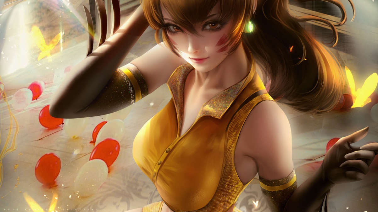 Overwatch dva brigitte