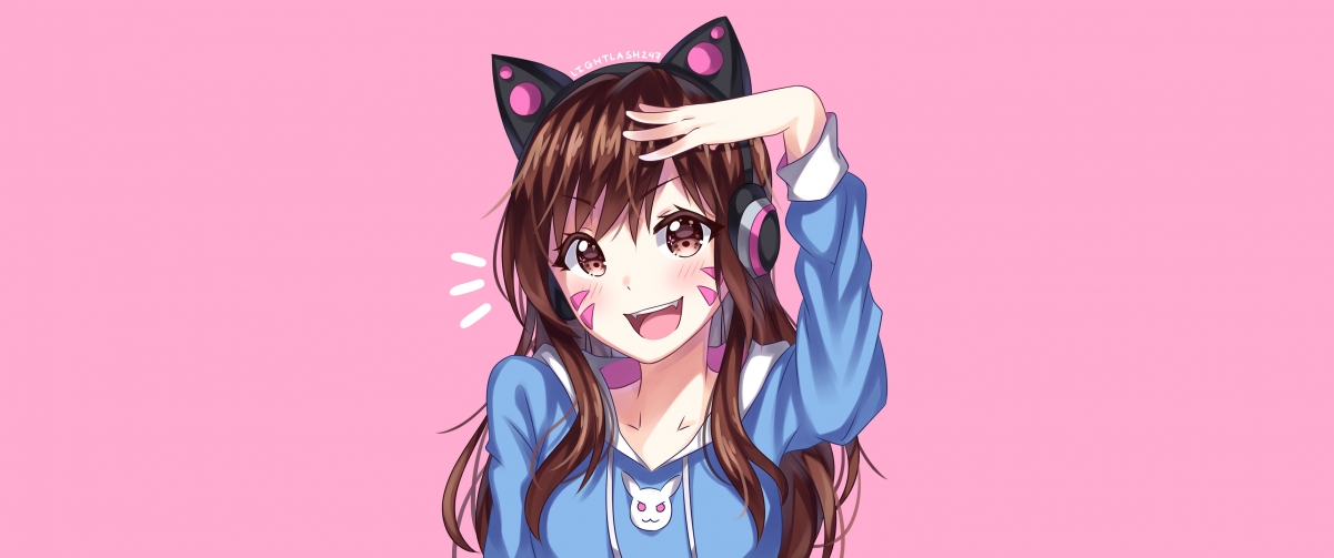 Overwatch D.VA cute hand-painted 3