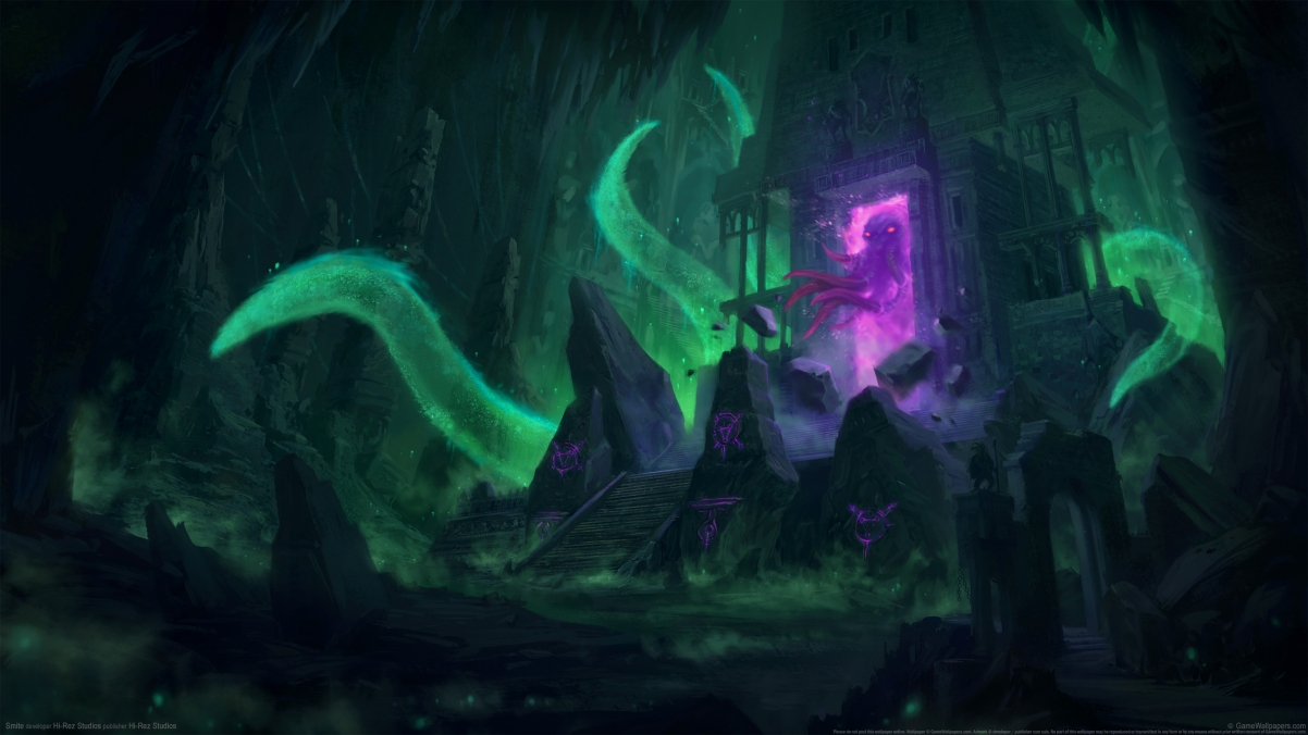 Smite game original painting 4