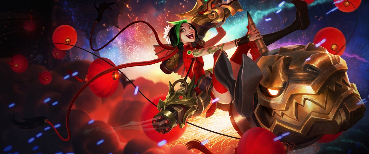 Dragon flames LOL run away Lolita Jinke