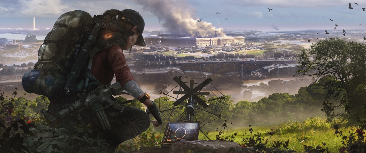 The Division 2 game original painting 3440x