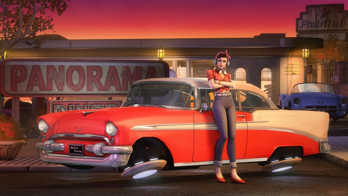 Car, dva overwatch 4096x2