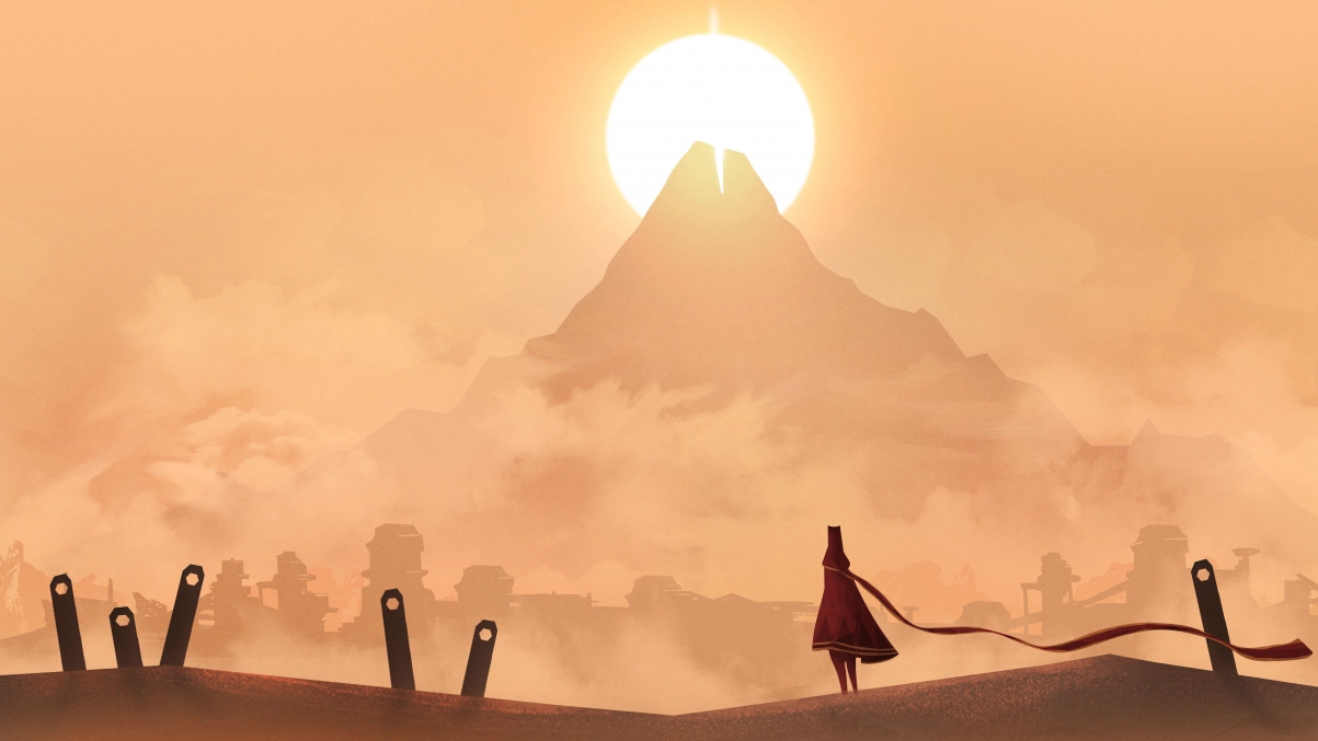 Journey 5K game wallpaper 5120x288