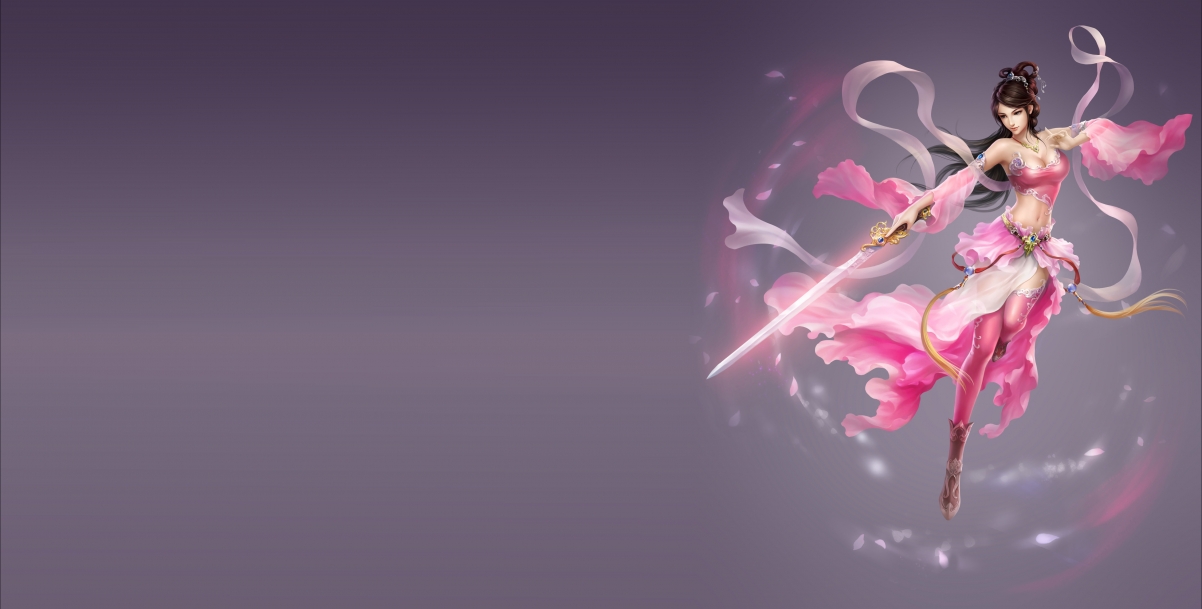 Sword ancient style beautiful game beauty 4K wall