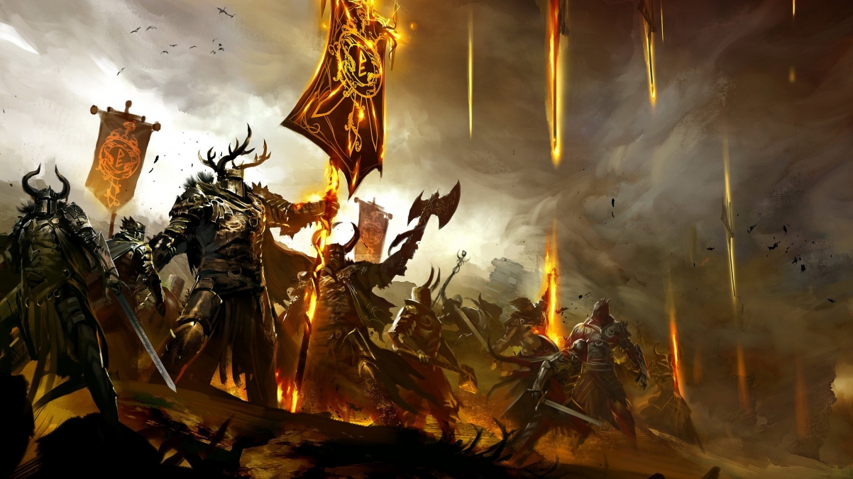 Guild Wars 2 Original Painting 4K Wallpaper