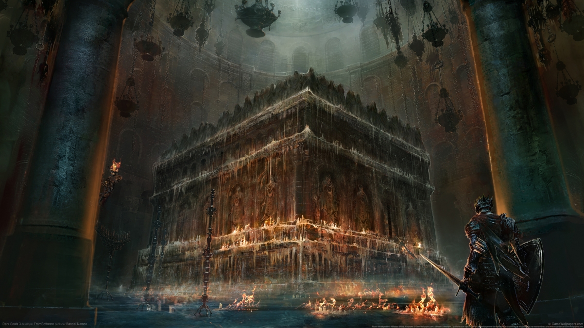 Dark Souls 3 Game Original Painting 4k Wallpaper