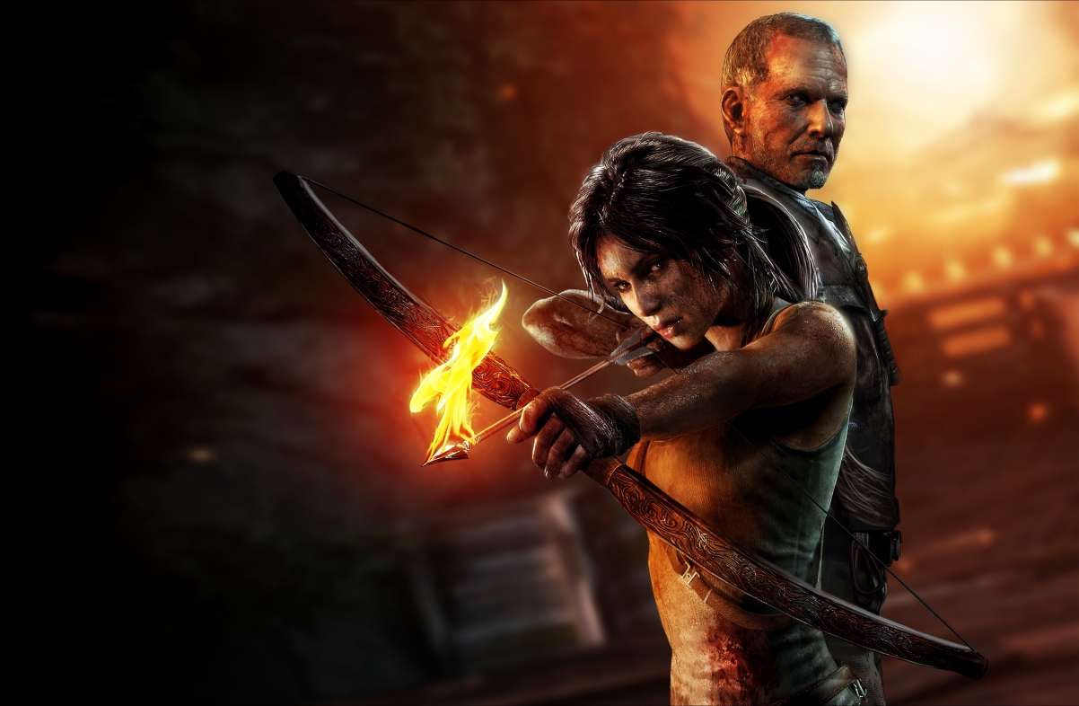 Bow and Arrow Fire Tomb Raider 4K Game