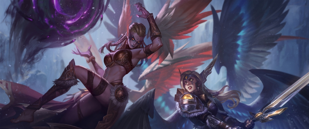 White and Black LOL Kyle and Morgana 3