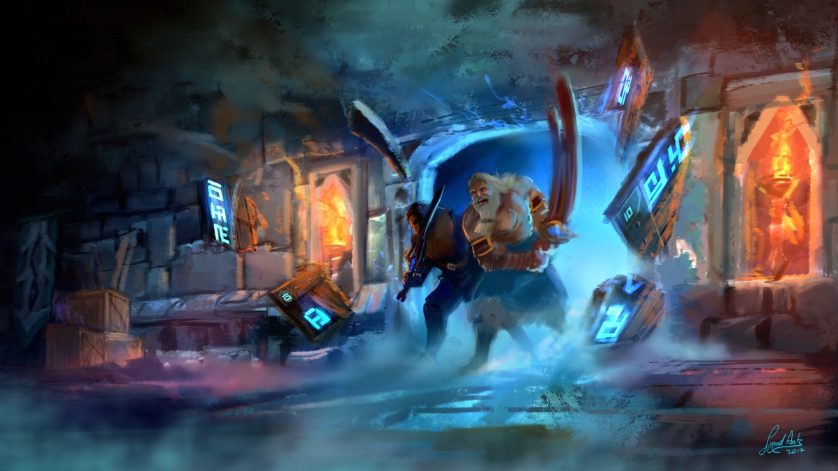 Thok and Marmaros 4k wall