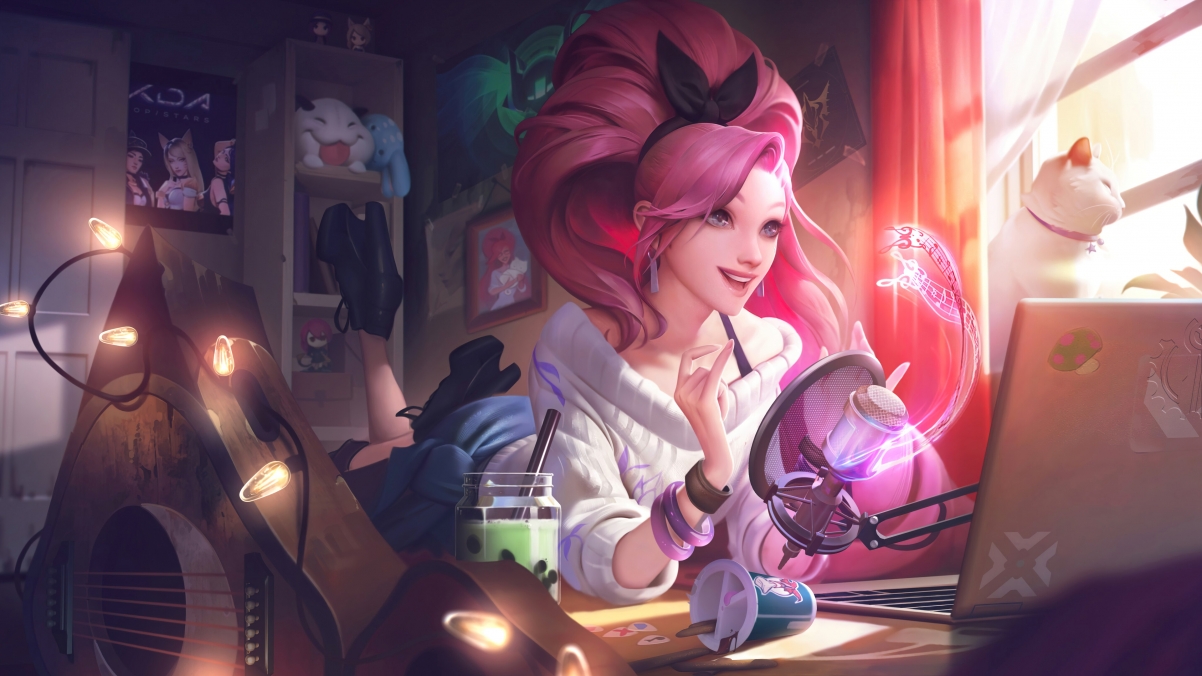 seraphine League of Legends lol star