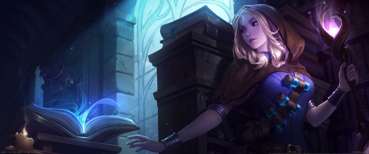 lol League of Legends Lux 3440x