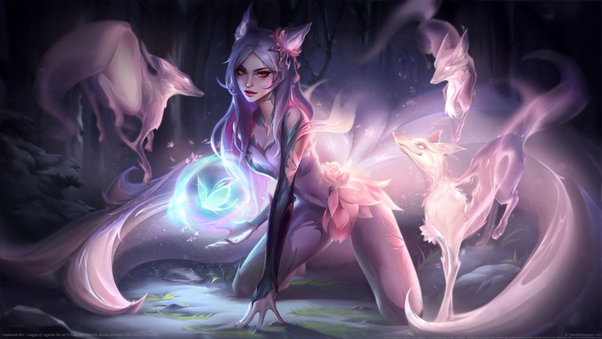 lol League of Legends Nine Tailed Demon Fox Yong